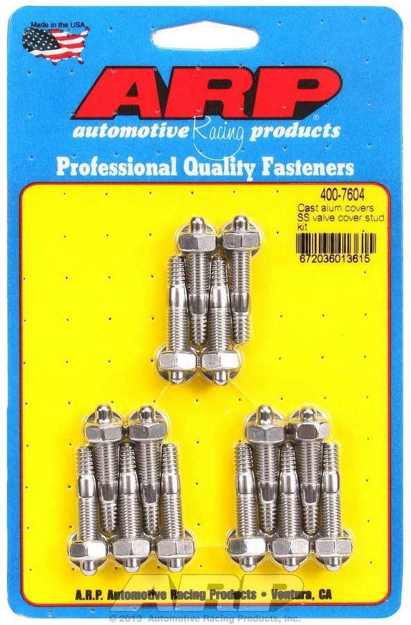 ARP 400-7604 Valve Cover Stud Kit Hex Head