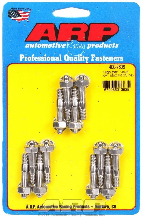 ARP 400-7606 Valve Cover Stud Kit Hex Head