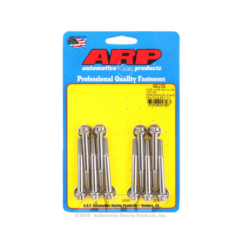 ARP 430-2103 SBC Intake Manifold Bolt 12 Point Kit SS