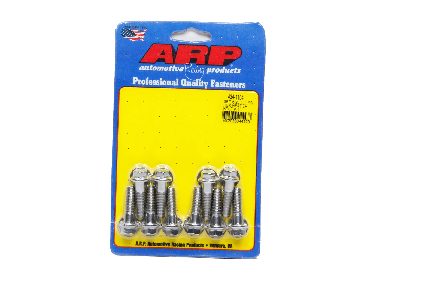 ARP 434-1104 SBC LT Header Bolt Kit Hex