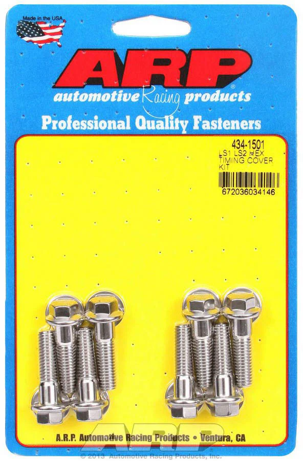 ARP 434-1501 Timing Cover Bolt Kit Chevy Hex