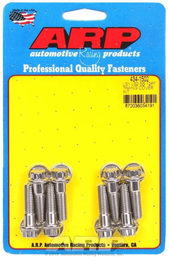 ARP 434-1502 Timing Cover Bolt Kit Chevy 12pt
