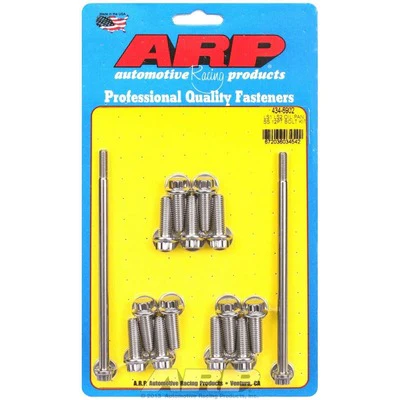 ARP 434-6902 LS Oil Pan Bolt Kit Gen III/IV Stainless 12 point