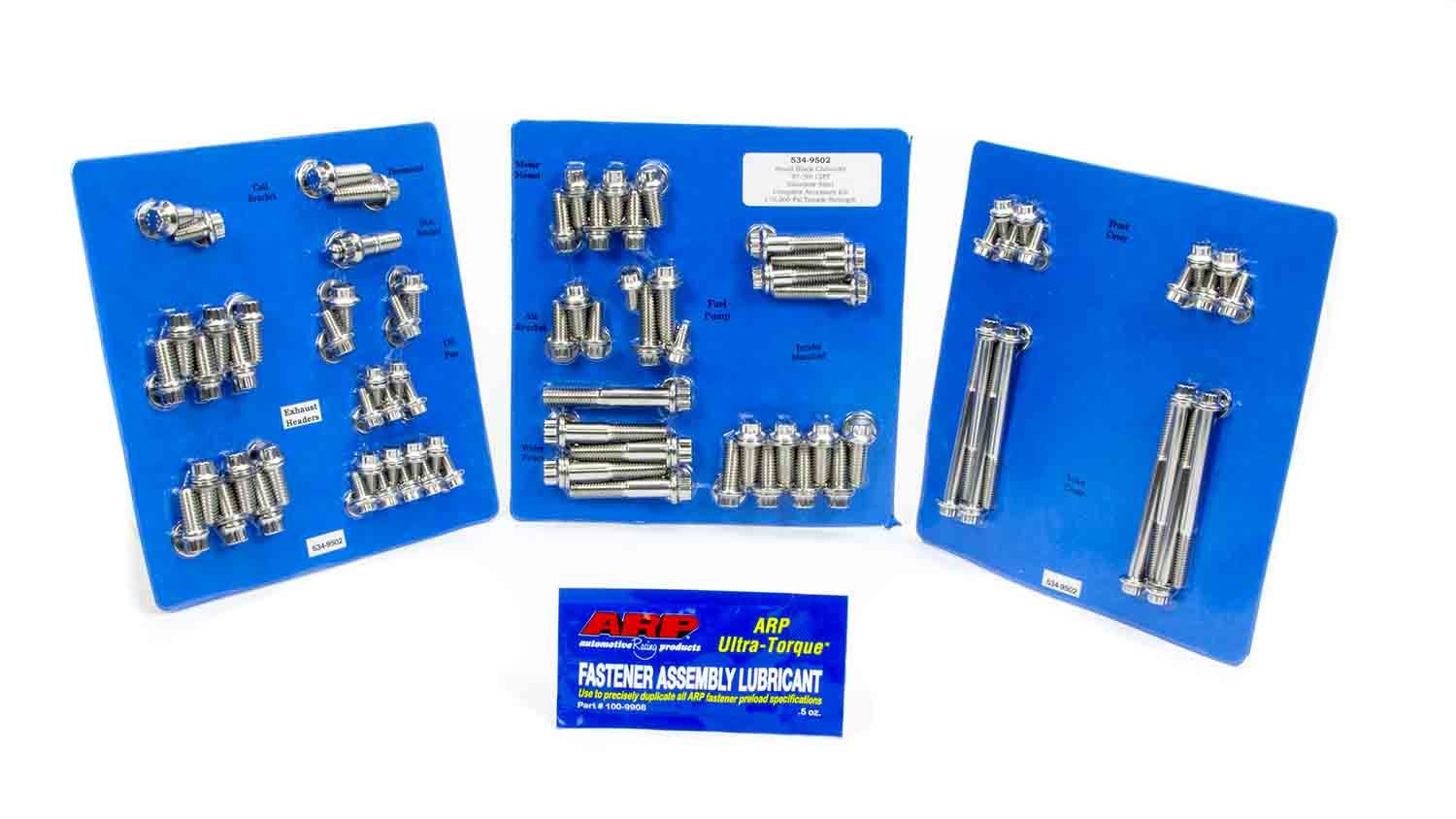 ARP 534-9502 SBC Engine Fastener Kit Stainless 12 pt