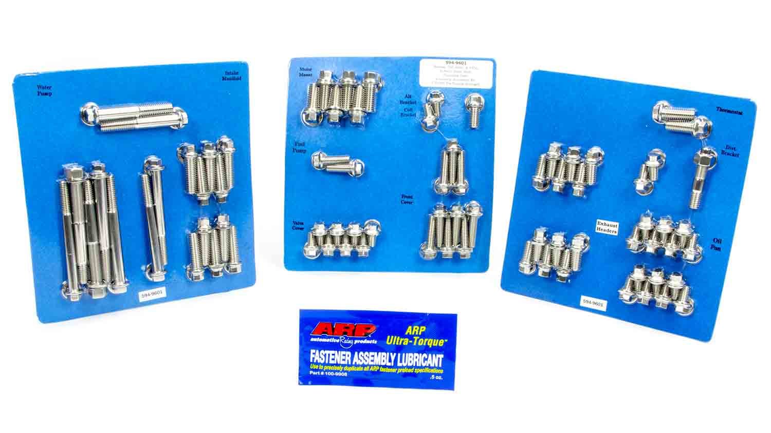 ARP 594-9601 Pontiac Engine Fastener Kit Stainless 6 pt