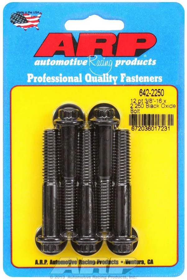 ARP 642-2250 Bolt Kit - 12pt. (5) 3/8-16 x 2.250