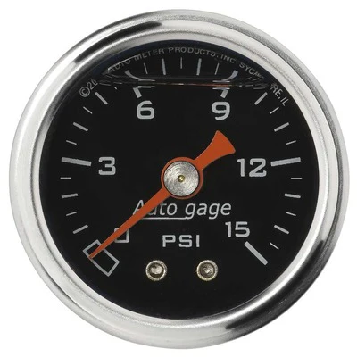 Autometer 2172 1-1/2” Pressure Guage Liquid Filled