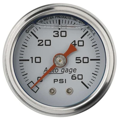 Autometer 2176 1-1/2” Pressure Guage Liquid Filled