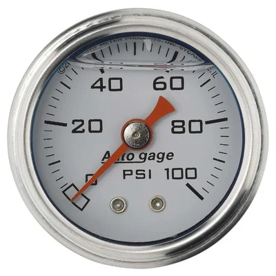 Autometer 2177 1-1/2” Pressure Guage Liquid Filled