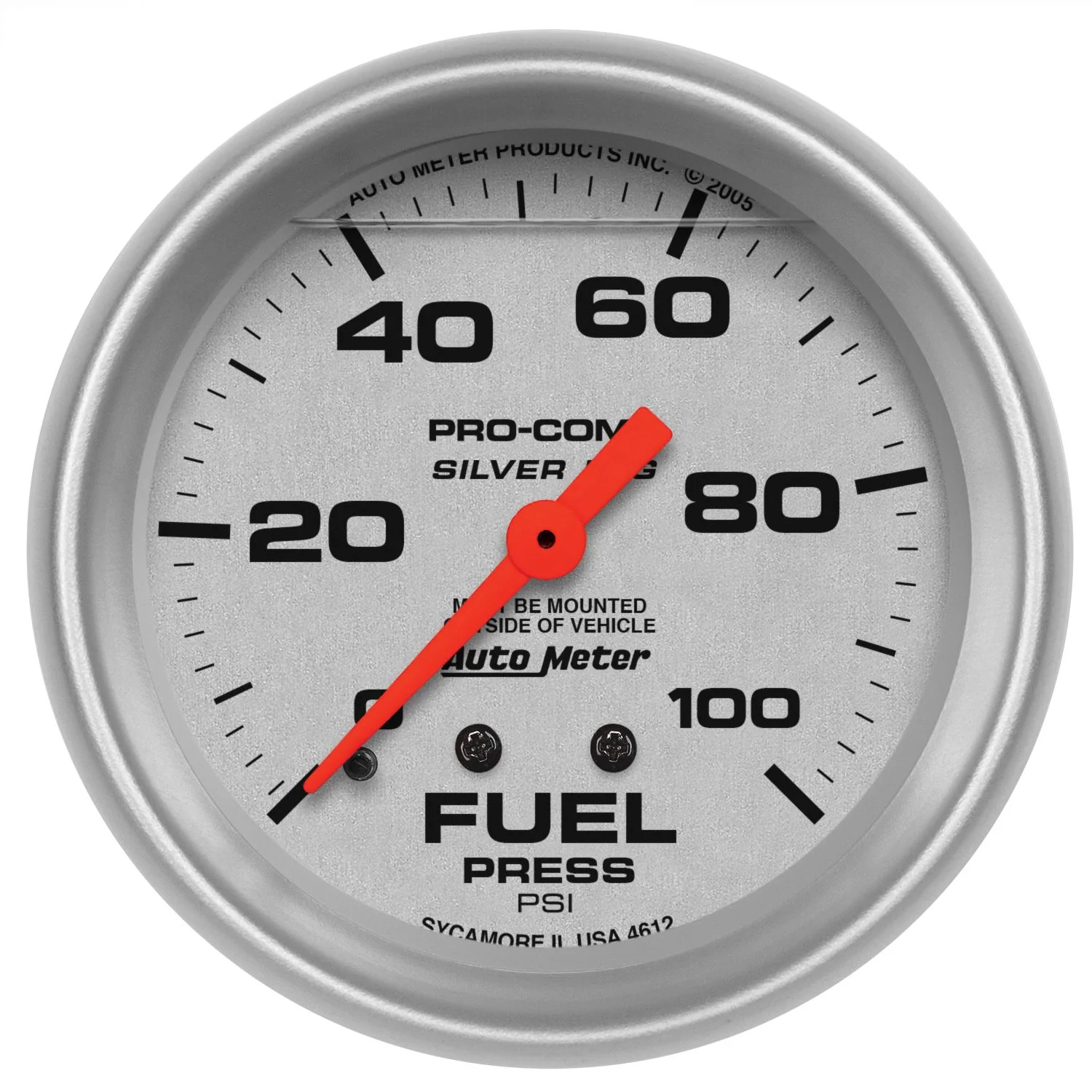 AutoMeter 4612 Ultra-Lite 2-5/8” Fuel Pressure Gauge