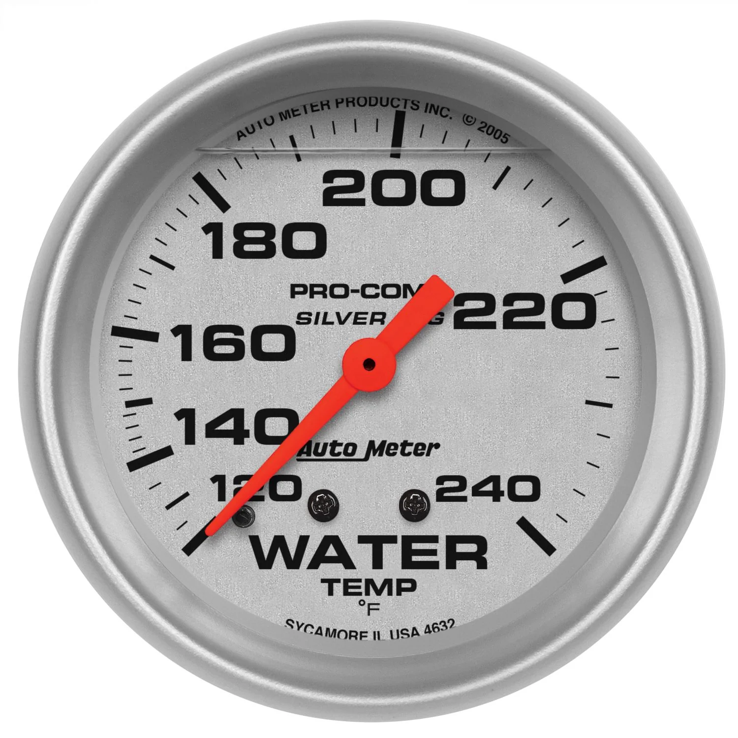 AutoMeter 4632 Ultra-Lite 2-5/8” Water Temperature Gauge