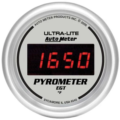 Autometer 6545 Digital Ultra-Lite 2-1/16” Pyrometer Gauge, Electrical