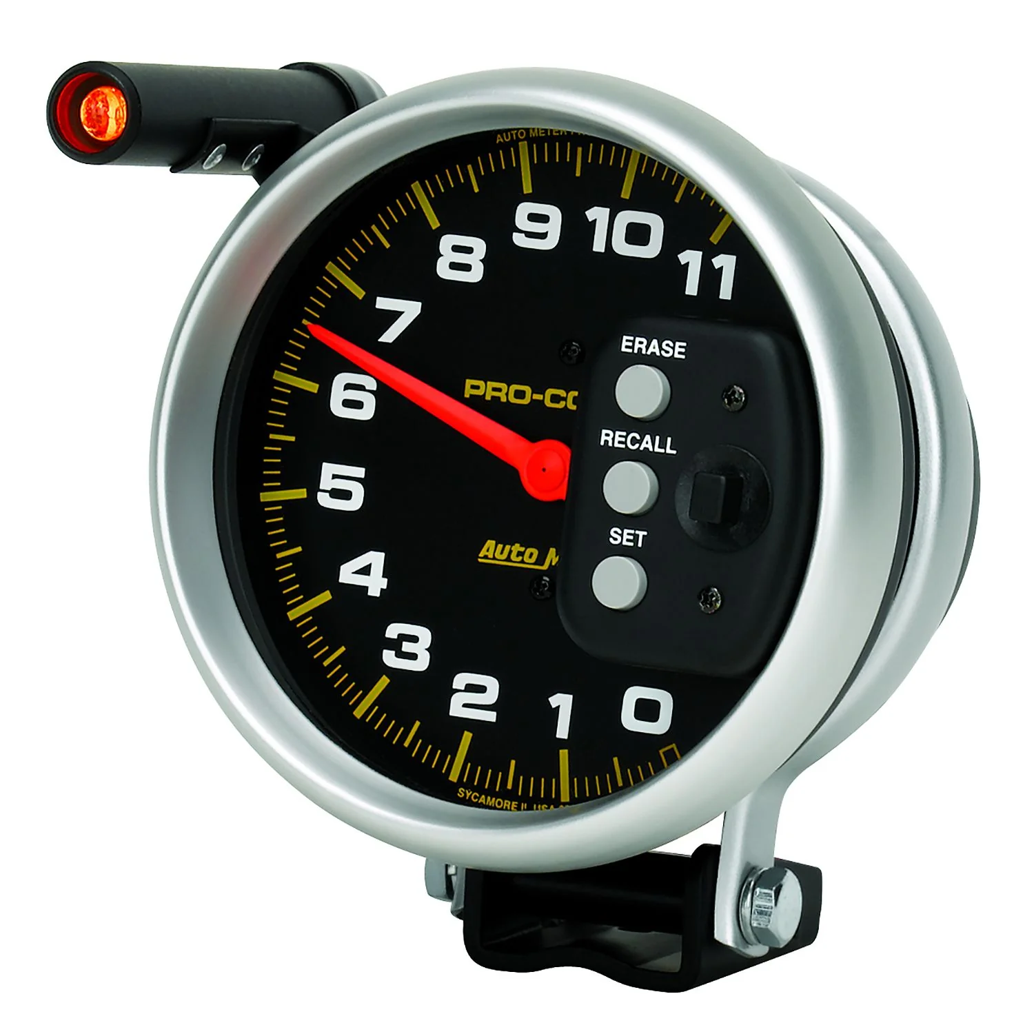 AutoMeter 6857 Pro-Comp II 5” Pedestal Memory Tachometer 11,000 RPM - Image 2