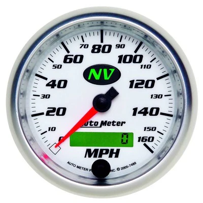 Autometer 7488 NV 3-3/8” Speedometer, Electrical
