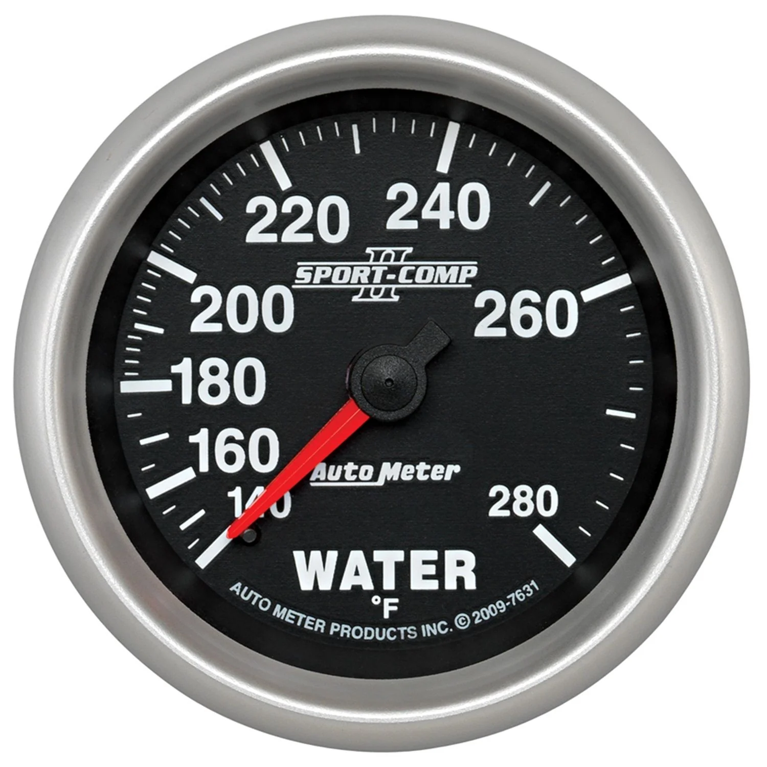 AutoMeter 7631 Sport-Comp II 2-5/8” Water Temperature Gauge