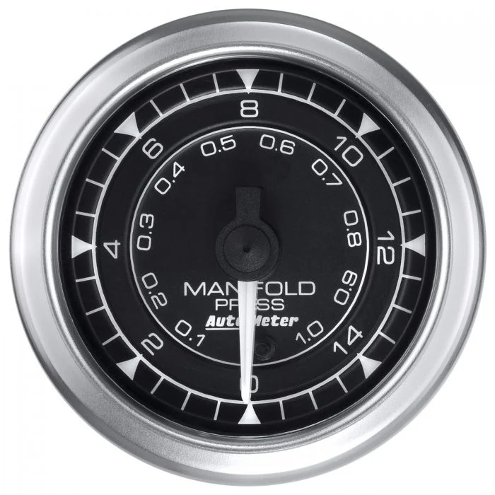 Autometer 8150 Chrono 2-1/16” Manifold Pressure Gauge, Digital Stepper Motor