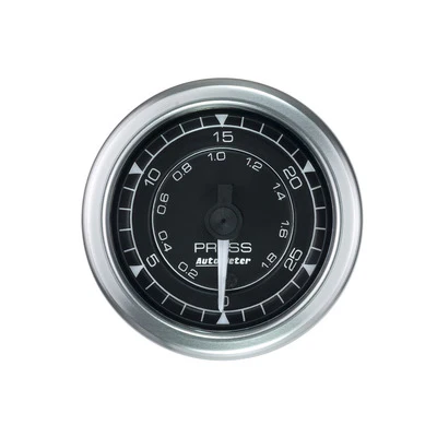 Autometer 8164 Chrono 2-1/16” Pressure Gauge, Digital Stepper Motor