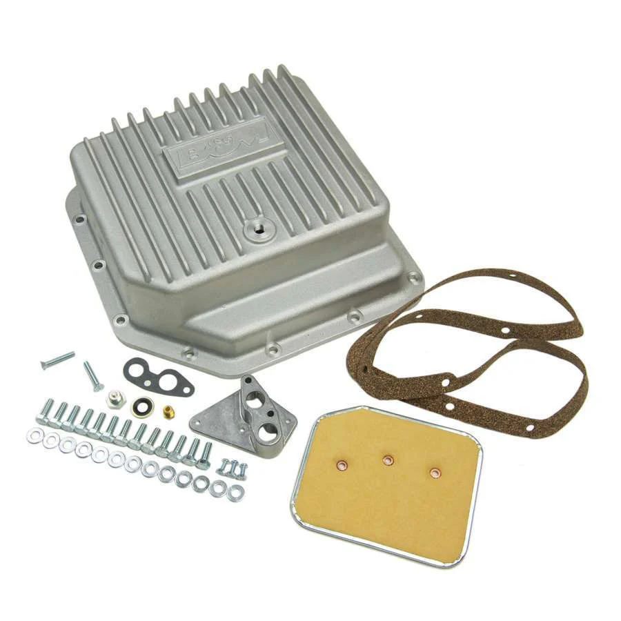 B&M 30280 Cast Alum Tranny Pans