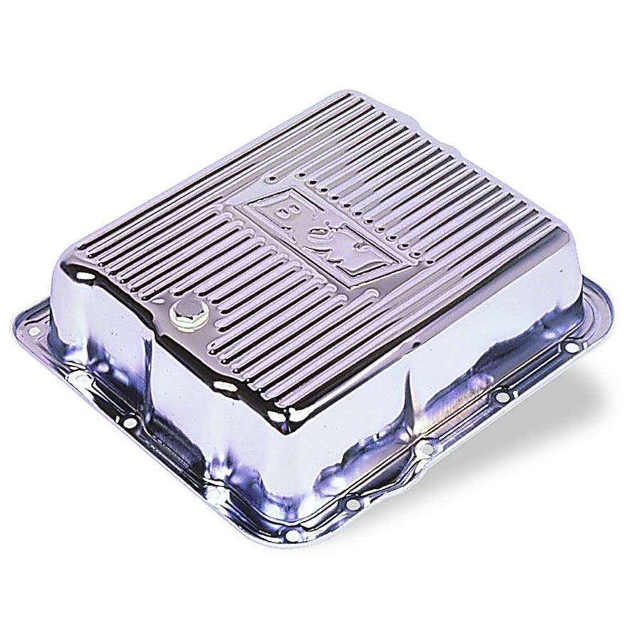 B&M 70289 Th700R4 Chrome Deep Pan