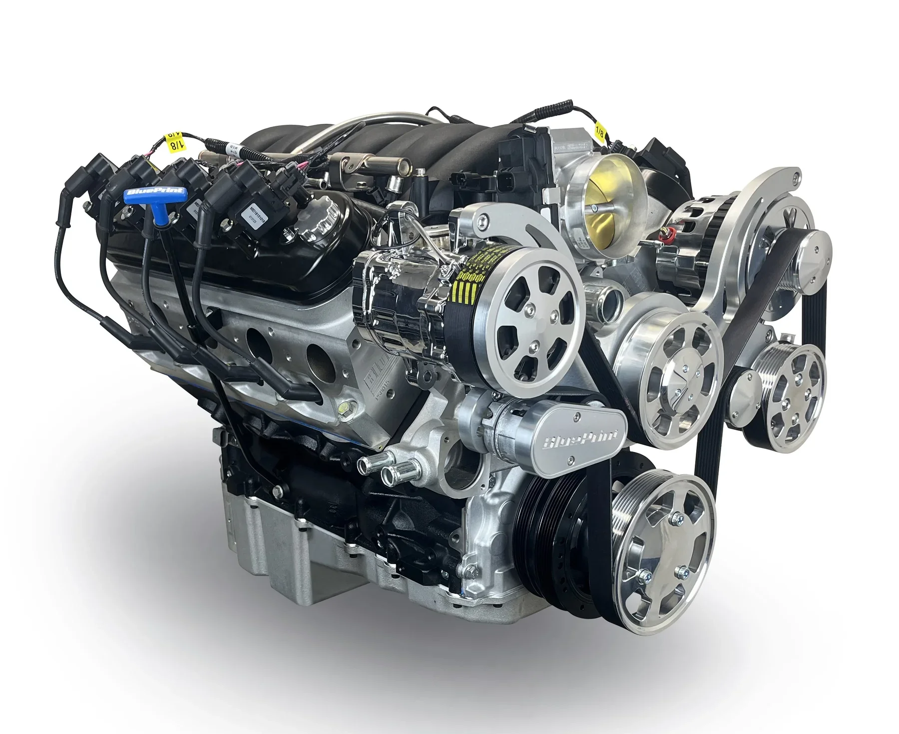 BluePrint Engines PSLS4273CTFK GM LS 427 CID ProSeries 605 HP Fuel Injected Polished Deluxe