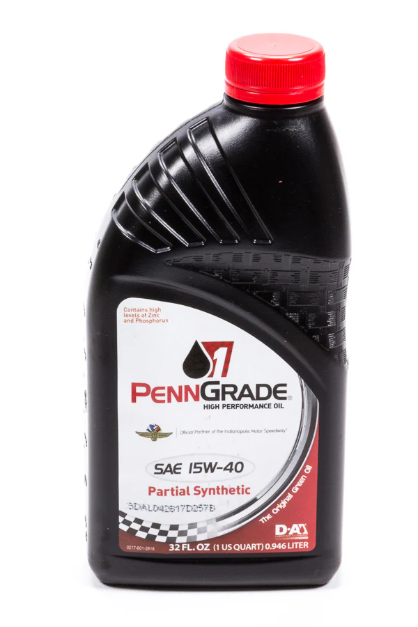 PennGrade 71586 Synthetic Blend High Performance Oil SAE 15W-40 1Qt.