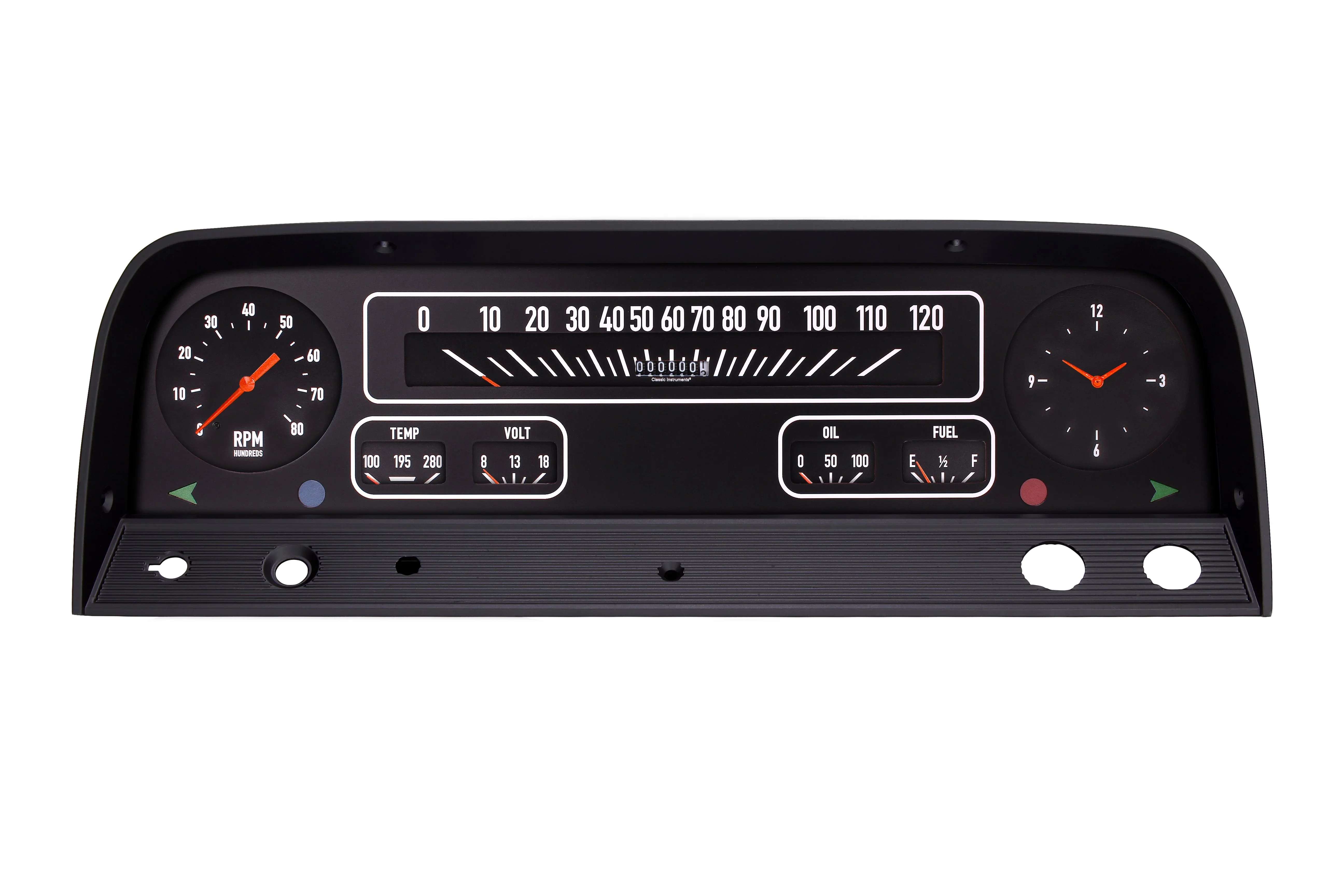Classic Instruments CT64B 1964-1966 Chevy Truck Black Gauge Set