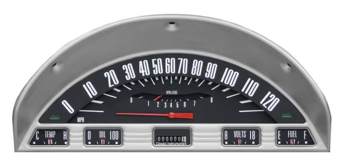 Classic Instruments FT56BT 1956 Ford F-100 Truck Black Gauge Set