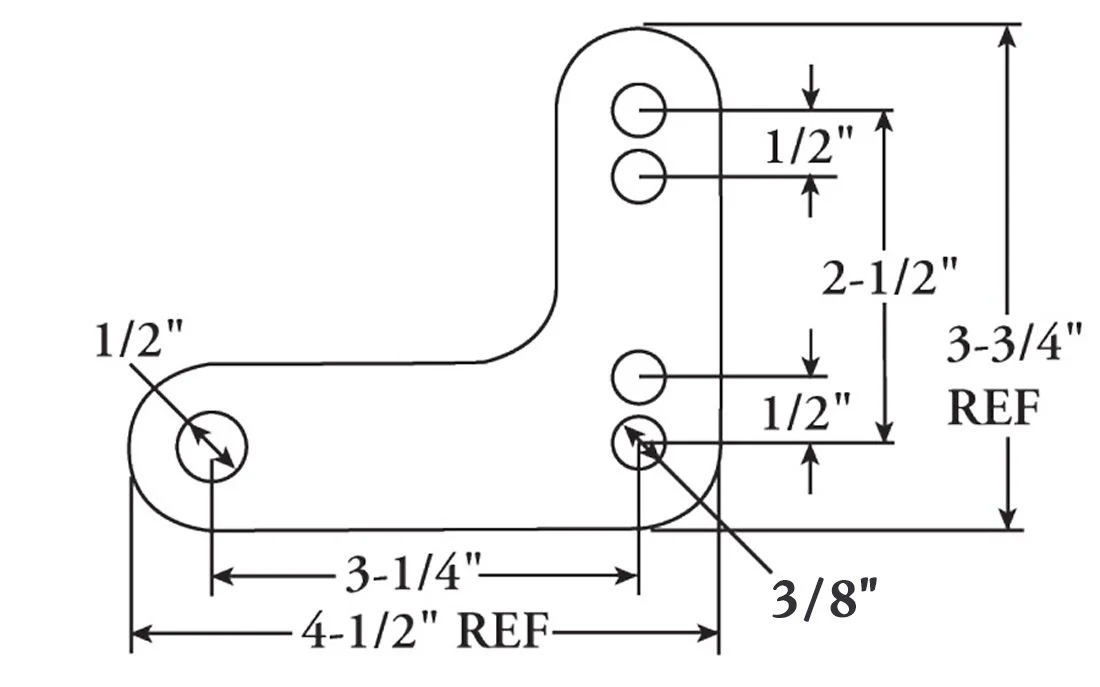 Competition Engineering C3417 Shock Mounting Bracket, Right - Image 2