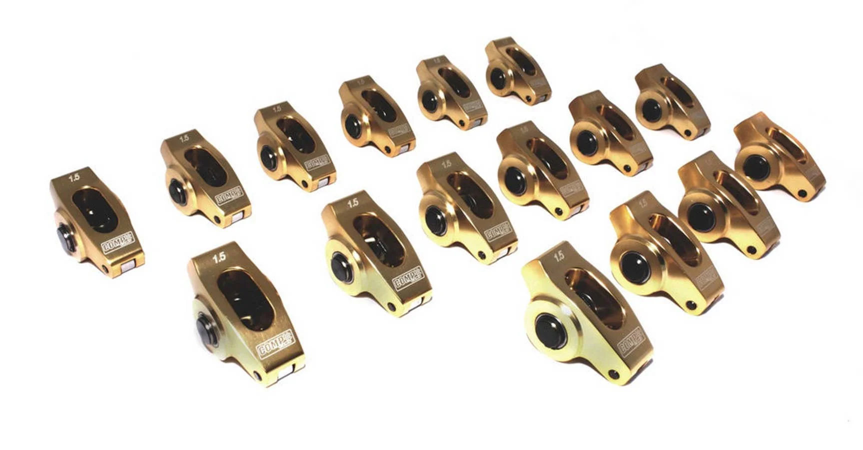 Comp Cams 19004-16 SBC Ultra Gold R/A's - 1.5 Ratio 7/16 Stud
