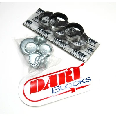 DART 32000013  Engine Block Hardware, SHP, Brass Freeze Plugs, Coated Camshaft Bearings, Dowel Pins, Front Cover, Small Block Chevy, Kit
