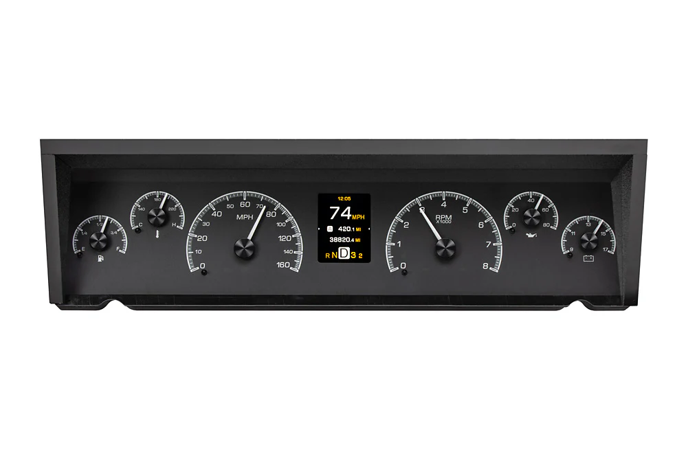 Dakota Digital HDX-77C-CAP-K HDX Gauge Kit, 1977-90 Chevy Caprice/Impala