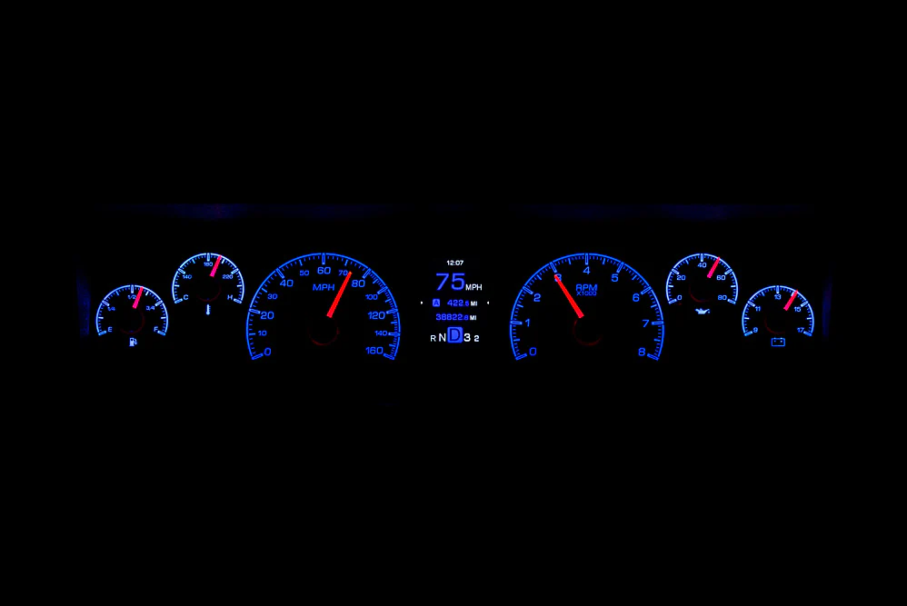 Dakota Digital HDX-77C-CAP-K HDX Gauge Kit, 1977-90 Chevy Caprice/Impala - Image 6