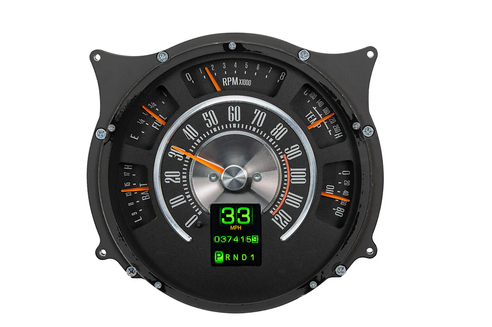 Dakota Digital RTX-66F-BRO-X RTX Gauge Kit, 1966-77 Ford Bronco / 1961-66 Pickup