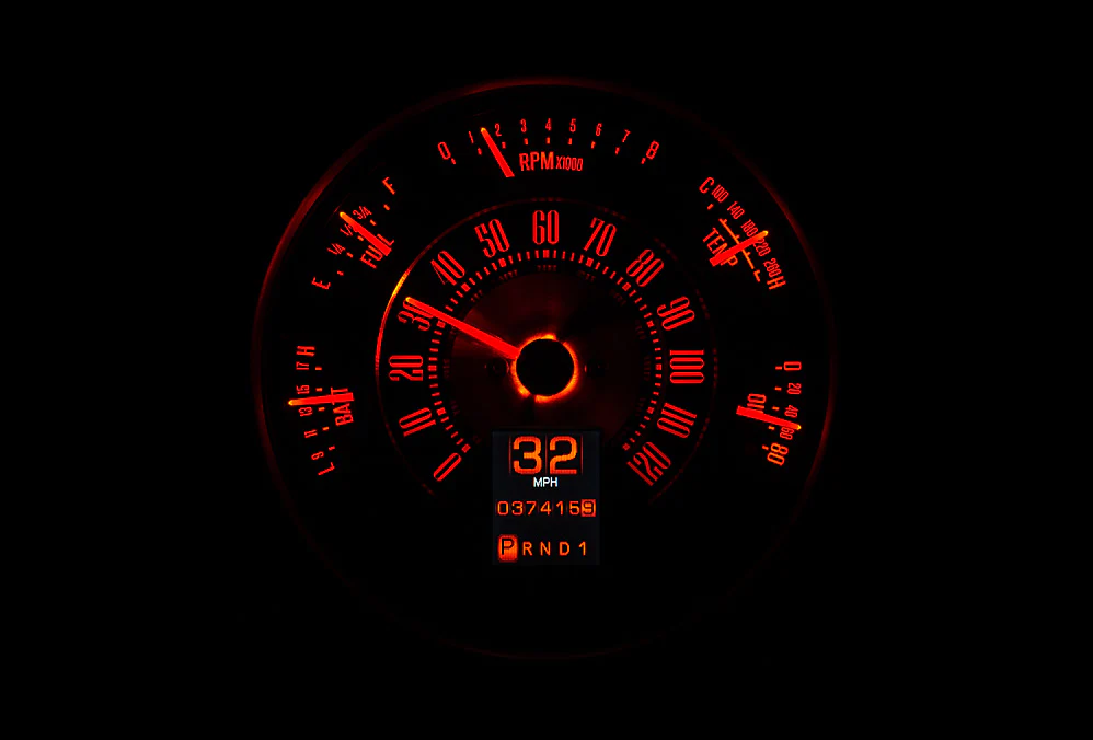 Dakota Digital RTX-66F-BRO-X RTX Gauge Kit, 1966-77 Ford Bronco / 1961-66 Pickup - Image 4