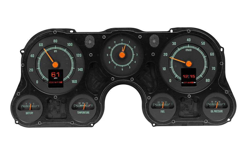 Dakota Digital RTX-67C-PU-X RTX Gauge Kit, 1967-72 Chevy GMC Pickup