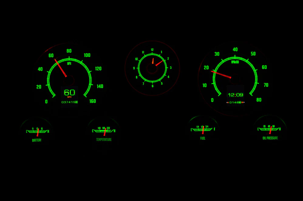 Dakota Digital RTX-67C-PU-X RTX Gauge Kit, 1967-72 Chevy GMC Pickup - Image 3