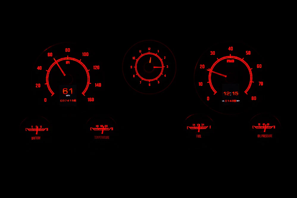 Dakota Digital RTX-67C-PU-X RTX Gauge Kit, 1967-72 Chevy GMC Pickup - Image 4