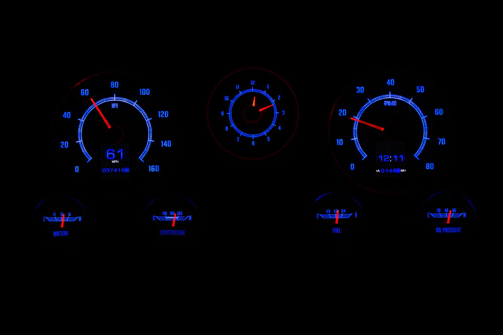 Dakota Digital RTX-67C-PU-X RTX Gauge Kit, 1967-72 Chevy GMC Pickup - Image 5