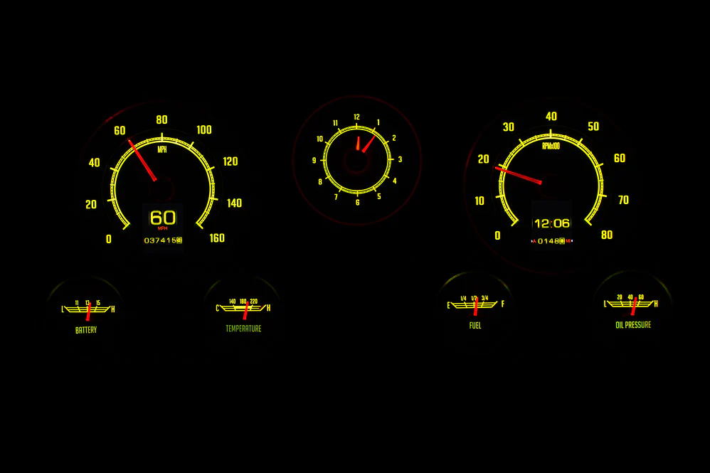Dakota Digital RTX-67C-PU-X RTX Gauge Kit, 1967-72 Chevy GMC Pickup - Image 6
