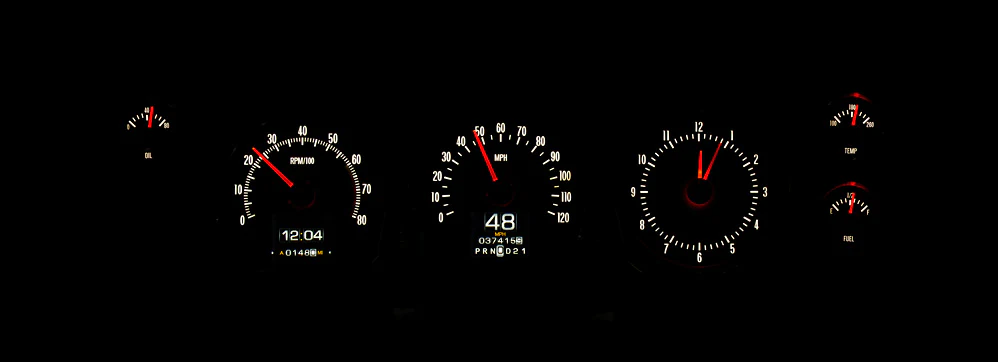 Dakota Digital RTX-70C-CVL-X RTX Gauge Kit, 1970-72 Chevy Chevelle SS/Monte Carlo/El Camino - Image 2