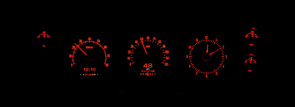 Dakota Digital RTX-70C-CVL-X RTX Gauge Kit, 1970-72 Chevy Chevelle SS/Monte Carlo/El Camino - Image 4
