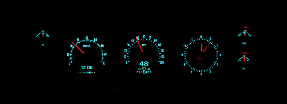 Dakota Digital RTX-70C-CVL-X RTX Gauge Kit, 1970-72 Chevy Chevelle SS/Monte Carlo/El Camino - Image 5