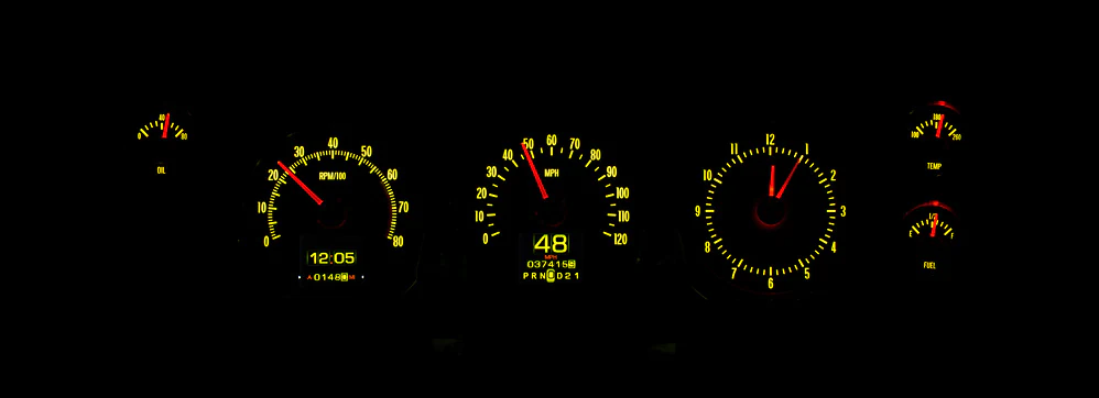 Dakota Digital RTX-70C-CVL-X RTX Gauge Kit, 1970-72 Chevy Chevelle SS/Monte Carlo/El Camino - Image 6