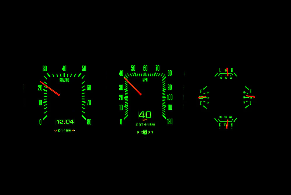 Dakota Digital RTX-73F-PU-X RTX Gauge Kit, 1973-79 Ford Pickup / 1978-79 Bronco - Image 4