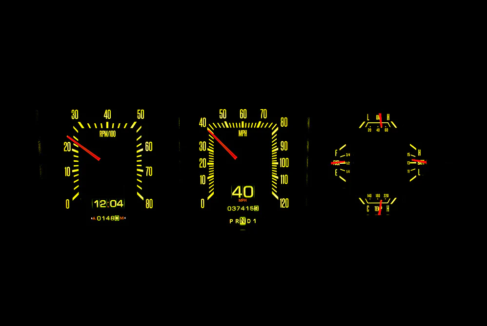 Dakota Digital RTX-73F-PU-X RTX Gauge Kit, 1973-79 Ford Pickup / 1978-79 Bronco - Image 6