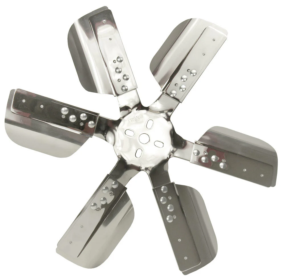 Derale 17218 18in Hd Chrome Flex Fan