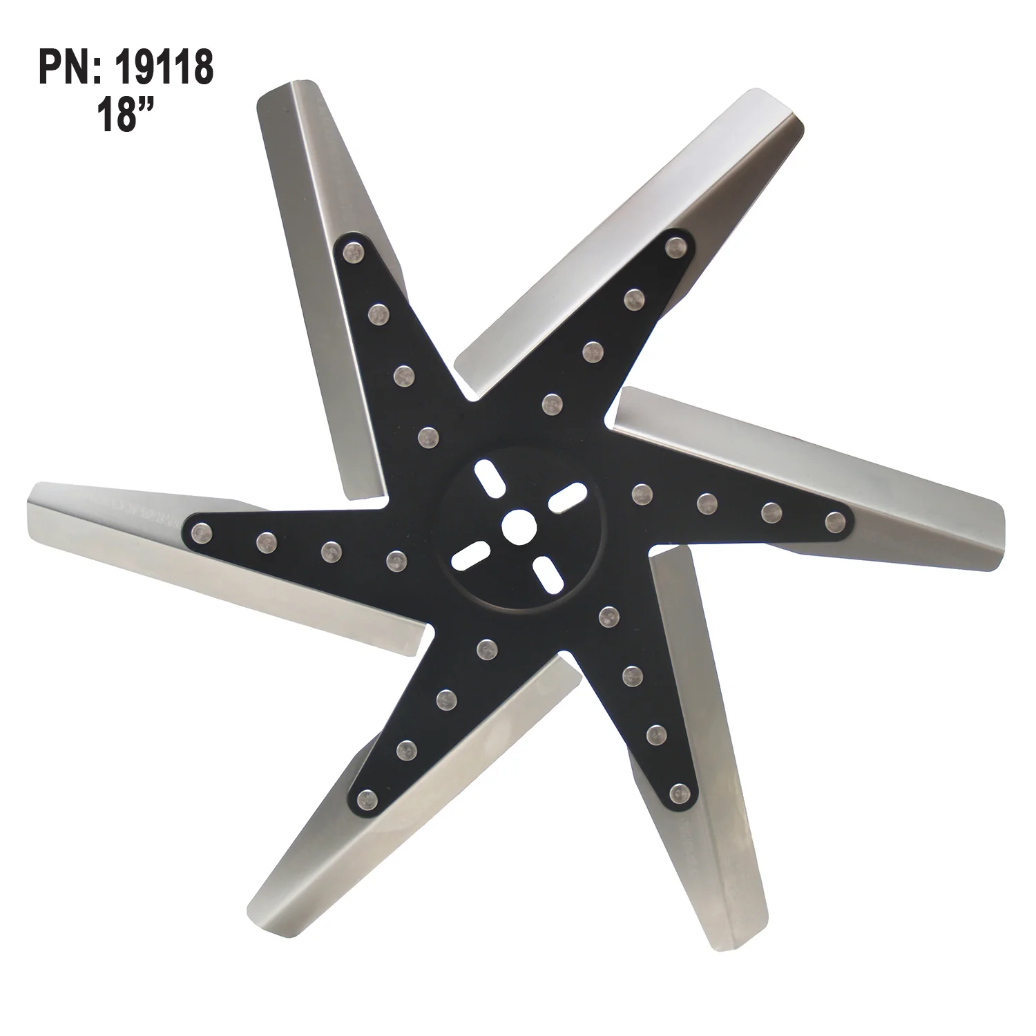 Derale 19118 18in Stainless Fan - Image 2