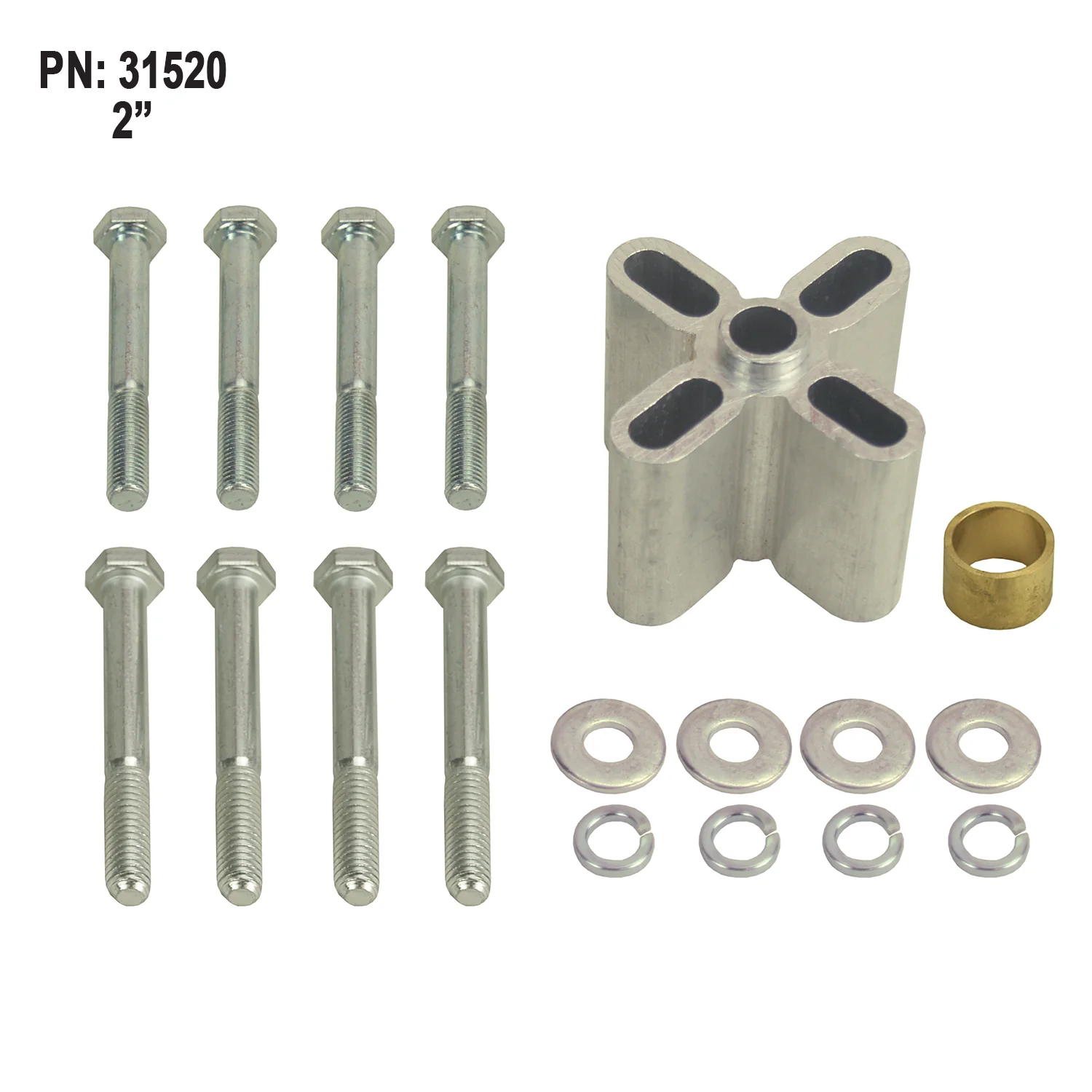 Derale 31520 2in Fan Spacer Kit - Image 2