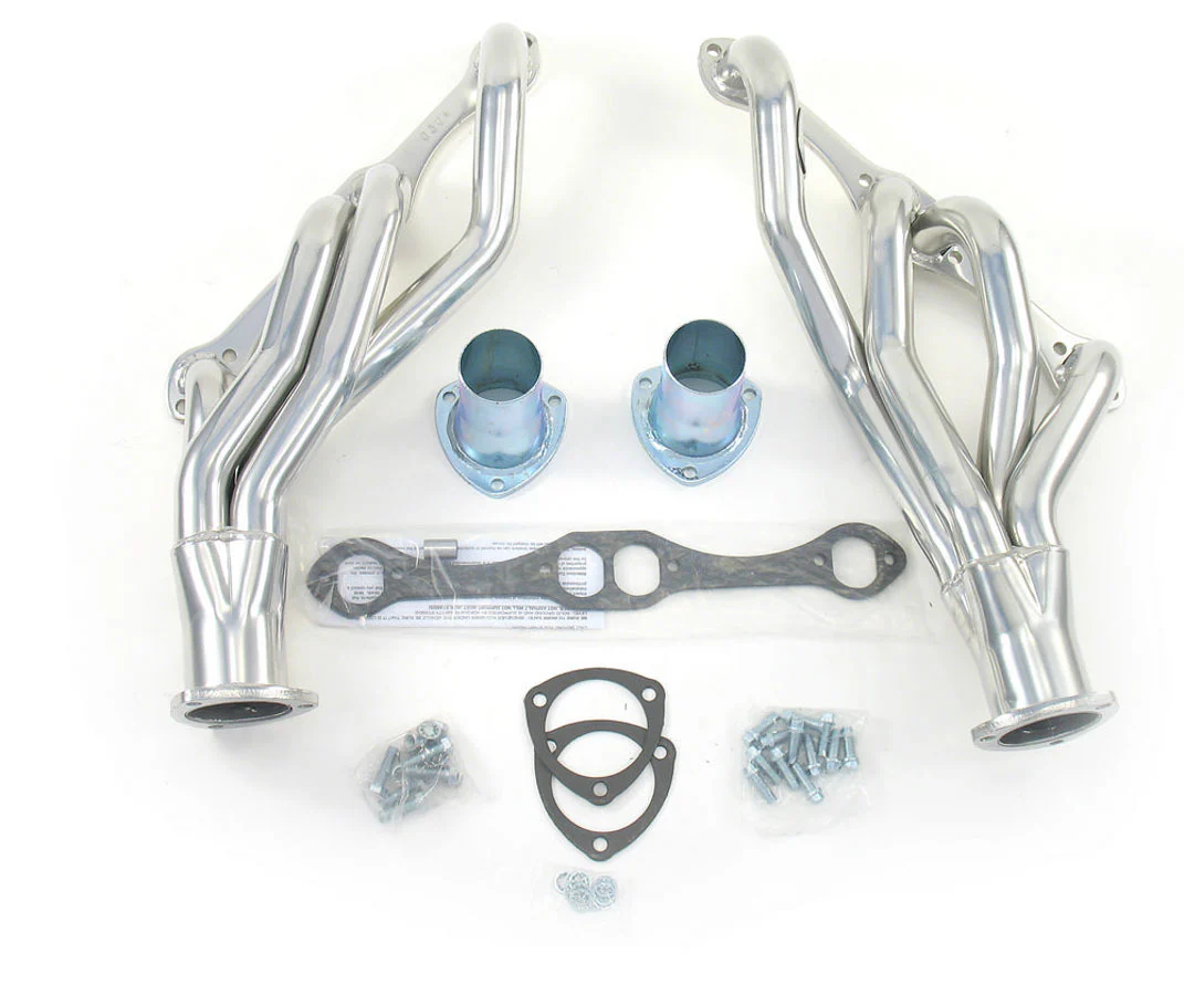 Dougs Headers D304 64-92 Gm F, G, & A Body Sbc Long Tube Silver