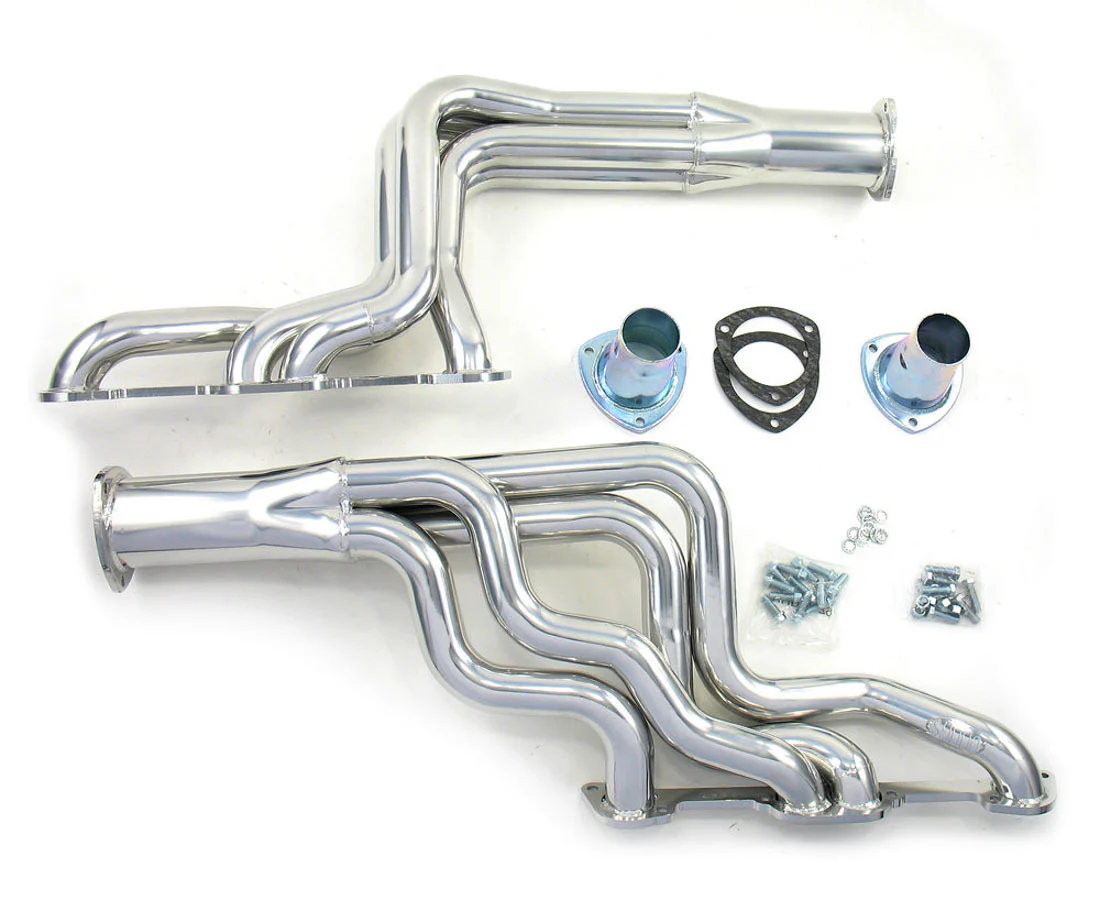 Dougs Headers D567 64-67 Gto 455 Ho Long Tube Silver Ctd